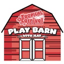 FM Browns Tropical Carnival Natural Behaviors Play Barn with Timothy Hay – 8 oz (226 g) 1x8