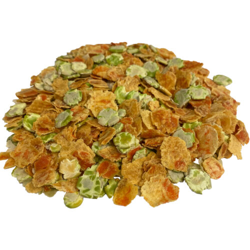 FM Browns Tropical Carnival Natural Peas & Carrots Small Animal Treat – 3.5 oz (99 g) 1x8