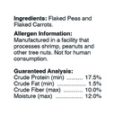 FM Browns Tropical Carnival Natural Peas & Carrots Small Animal Treat – 3.5 oz (99 g) 1x8