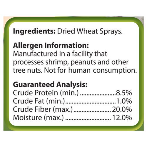 FM Browns Tropical Carnival Natural Wheat Sprays Small Animal Treat – 1.5 oz (43 g) 1*8
