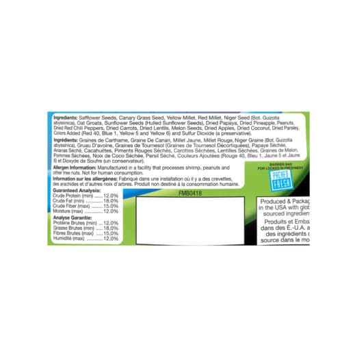 FM Browns Extreme Trail Mix Small Bird Treat – 4 oz (113 g)  1x12