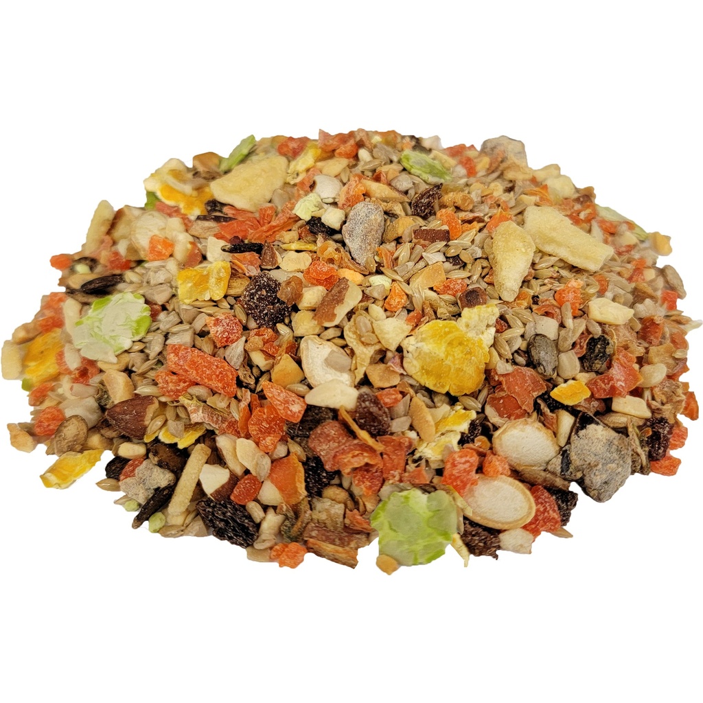 FM Browns Tropical Carnival Fruit & Nut Cockatiel Treat – 8 oz (227 g) 1x8