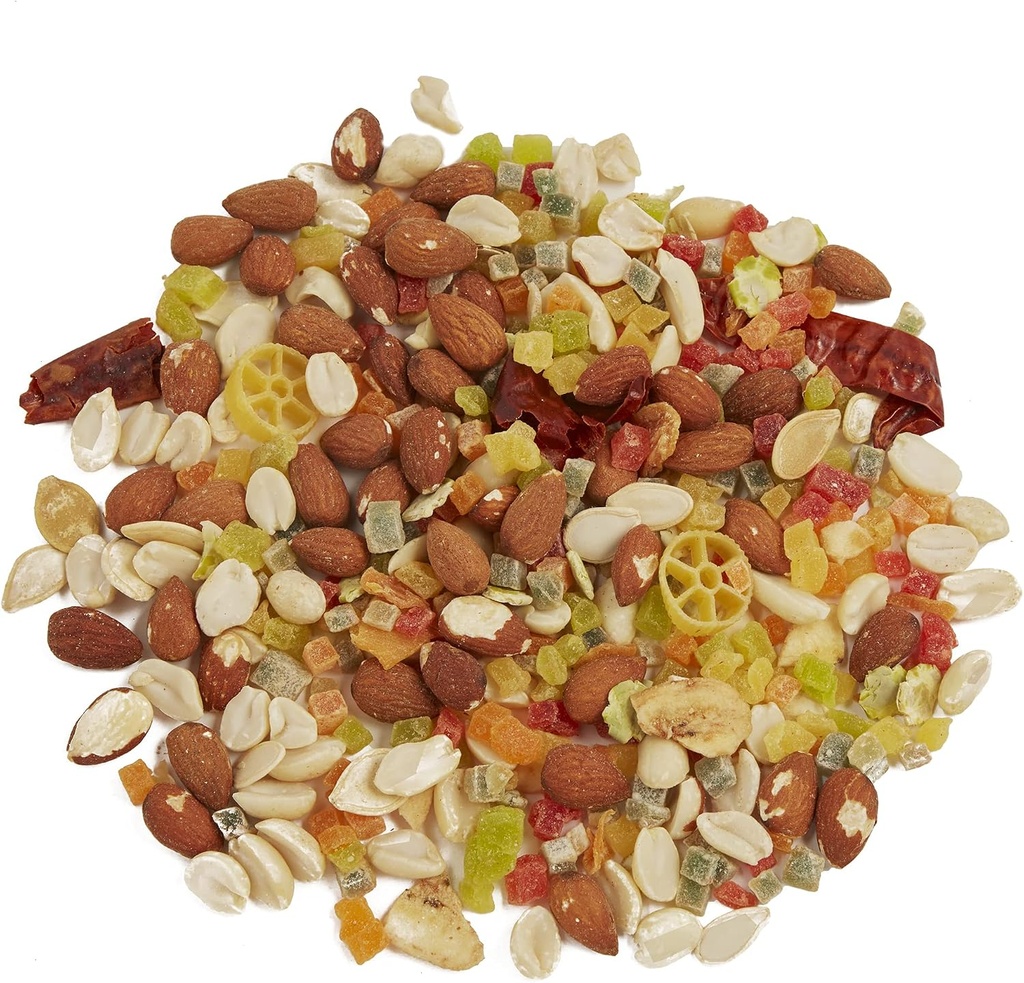 FM Browns Tropical Carnival Spicy Santa Fe Parrot & Macaw Treat – 12 oz (340 g) 1x8