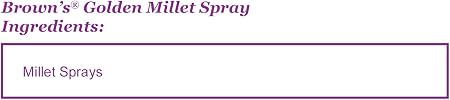 FM Browns Tropical Carnival Golden Millet Spray – 5 lb (2.27 kg) 1x1