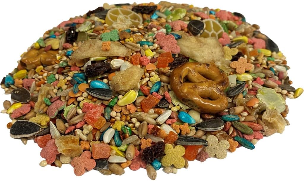 FM Browns Tropical Carnival Gourmet Cockatiel, Lovebird & Conure Food – 3 lb (1.36 kg) 1x6