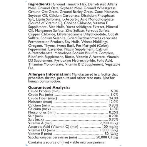 FM Browns Tropical Carnival Natural Behaviors Foraging Pellets Adult Pet Rabbit Daily Diet – 4 lb (1.81 kg) 1x3