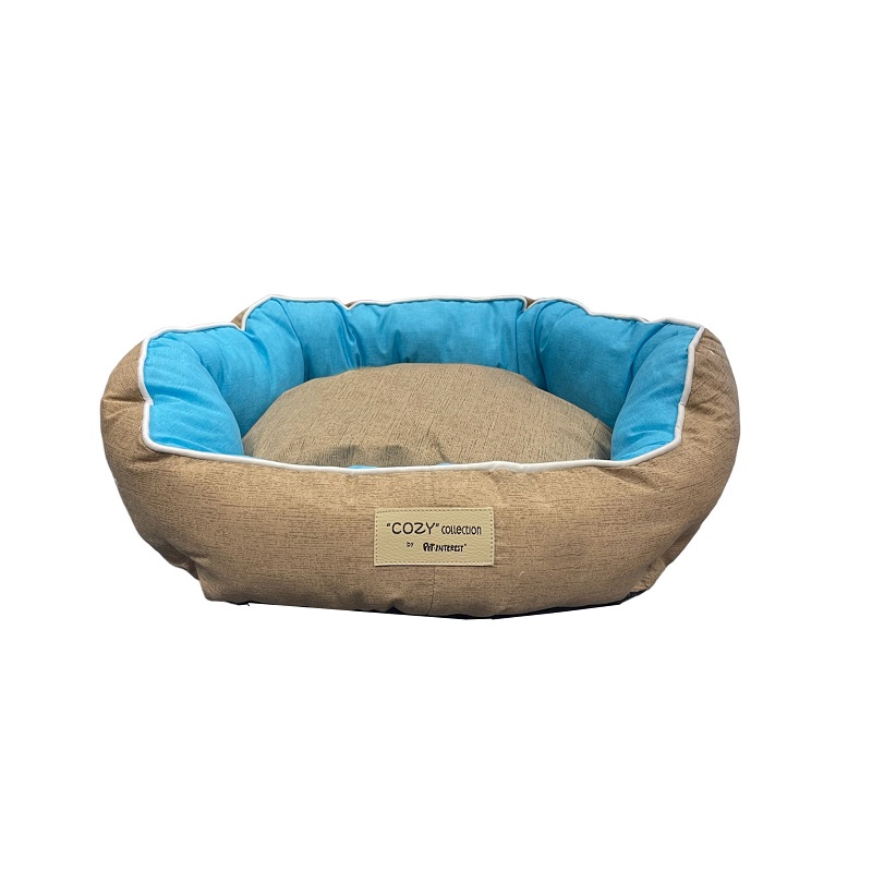 Bicolored Pet Bed "Sky Flower" S 50cm