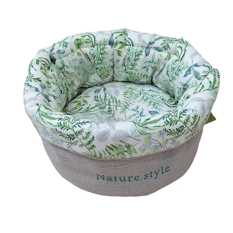Pet Basket 2 In 1"Nature" - Linen 35cm