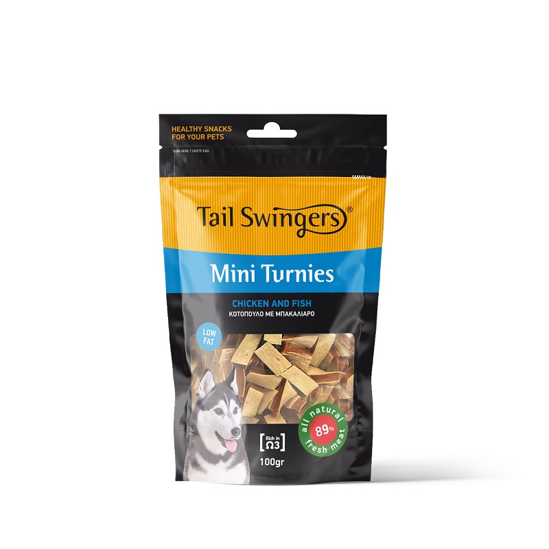 Tailswingers Mini Turnies Chicken With Fish 100gr