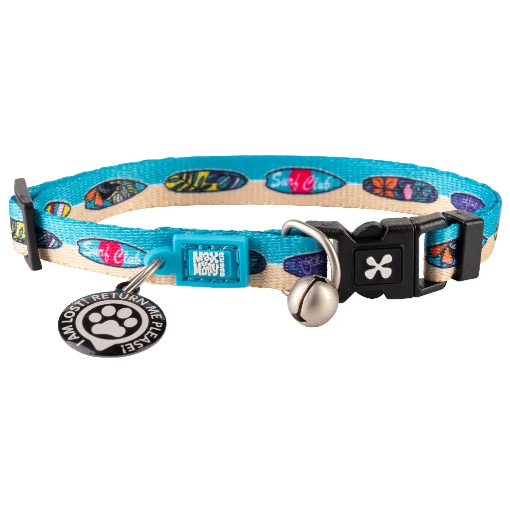 Smart ID Cat Collar - Aloha/1 size