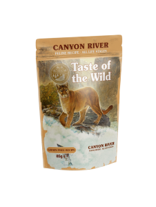 Taste Of The Wild Canyon River Cat Pouch Chunks in Gravy 12/85G