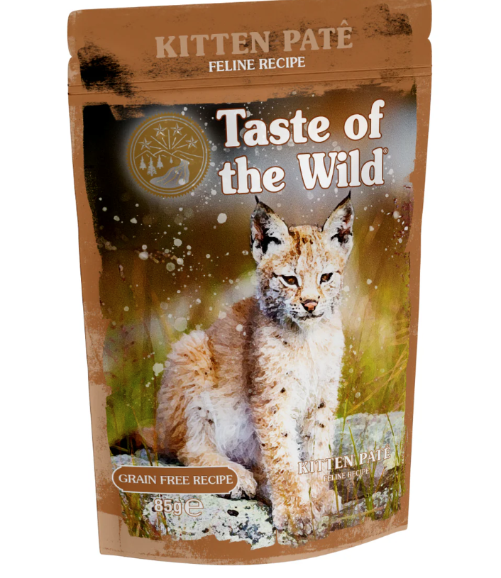 Taste Of The Wild Kitten Pouch Pate 12/85G