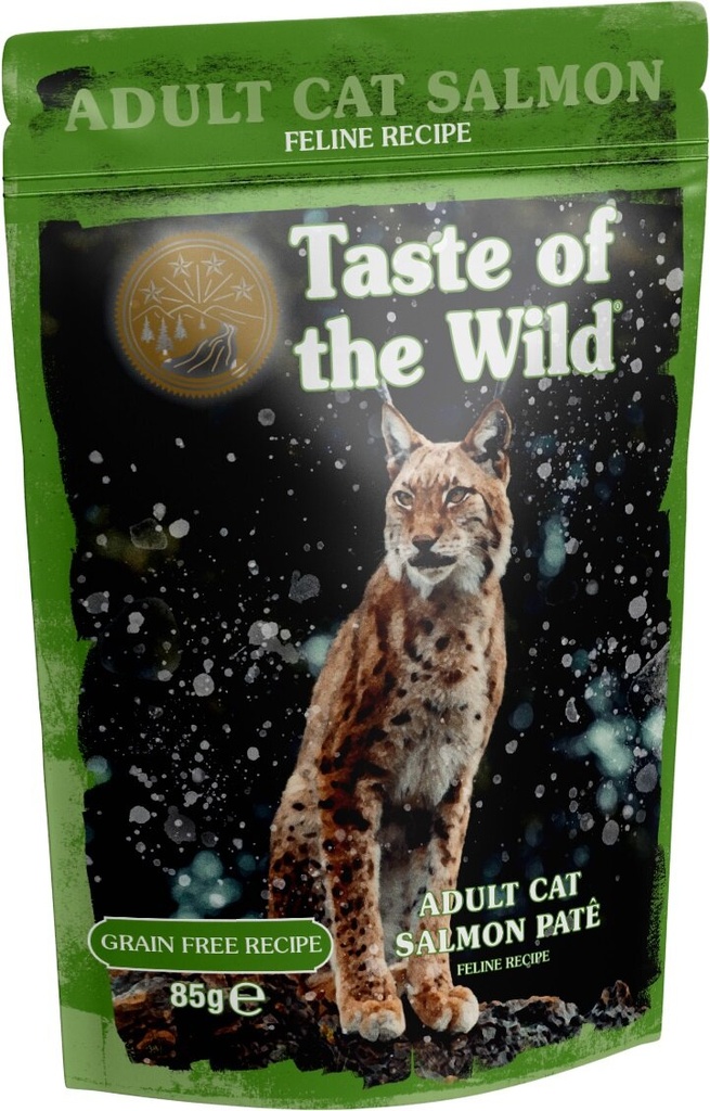 Taste Of The Wild Adult Cat Salmon Pouch Pate 12/85G 