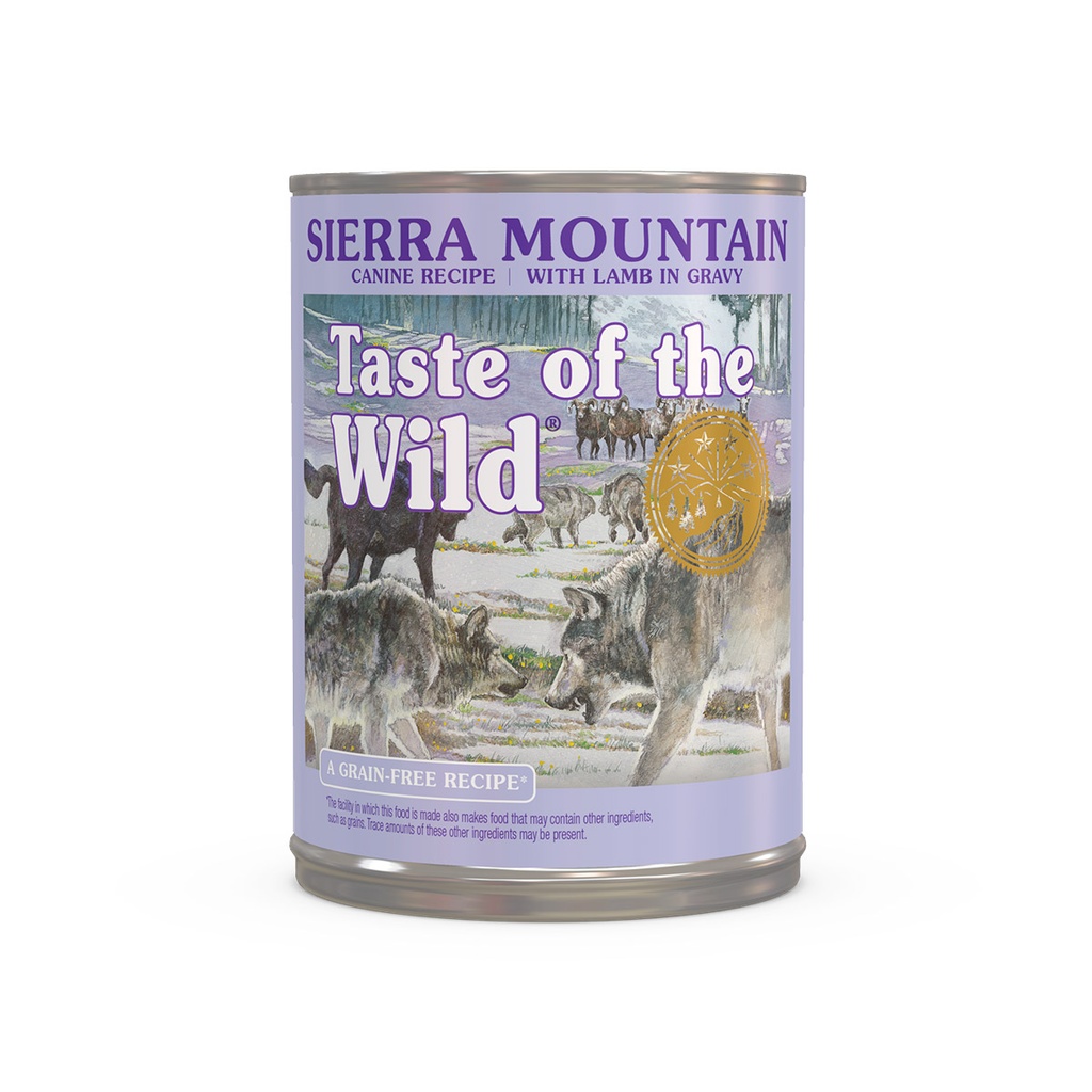 Taste of the Wild Sierra Mountain Canine with Lamb in Gravy 390g Dog(12x1)