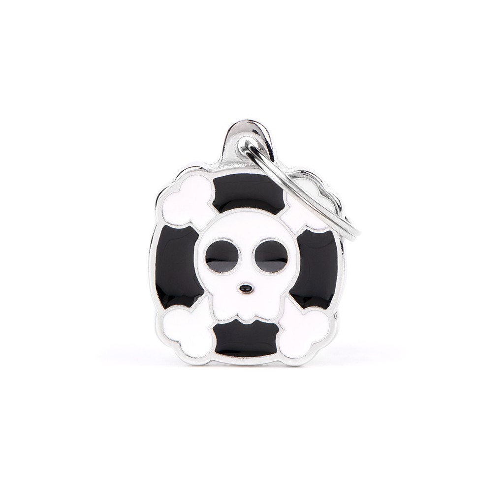 Charms Big Skull ID Tag