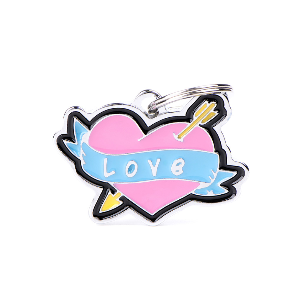 Charms Love ID Tag