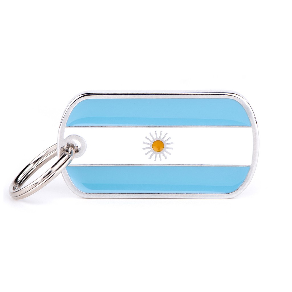 Flags Argentina ID Tag