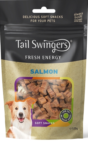 Tailswingers Soft Snacks Salmon 125gr