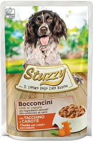 Stuzzy Dog Chunks with Turkey and Carrots 24x100g Pouch