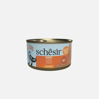 Schesir Grill Pate Cat Can Sardine 70g can (1*12)