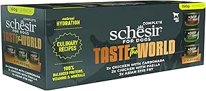 Schesir Taste the World Dog Wholefood Variety Pack (1*6 cans x150g)