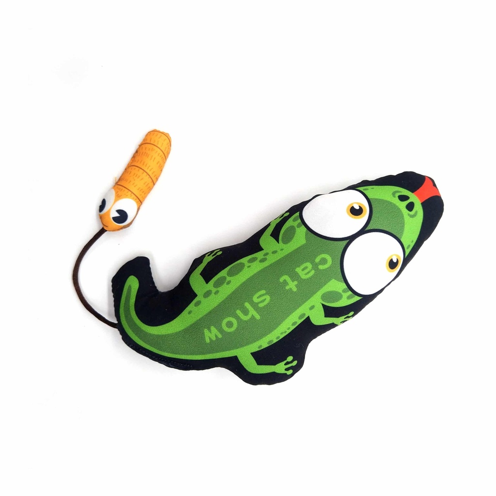 Crocodile 3d Cat Toy With Silvervine 17.5x8.5x3cm