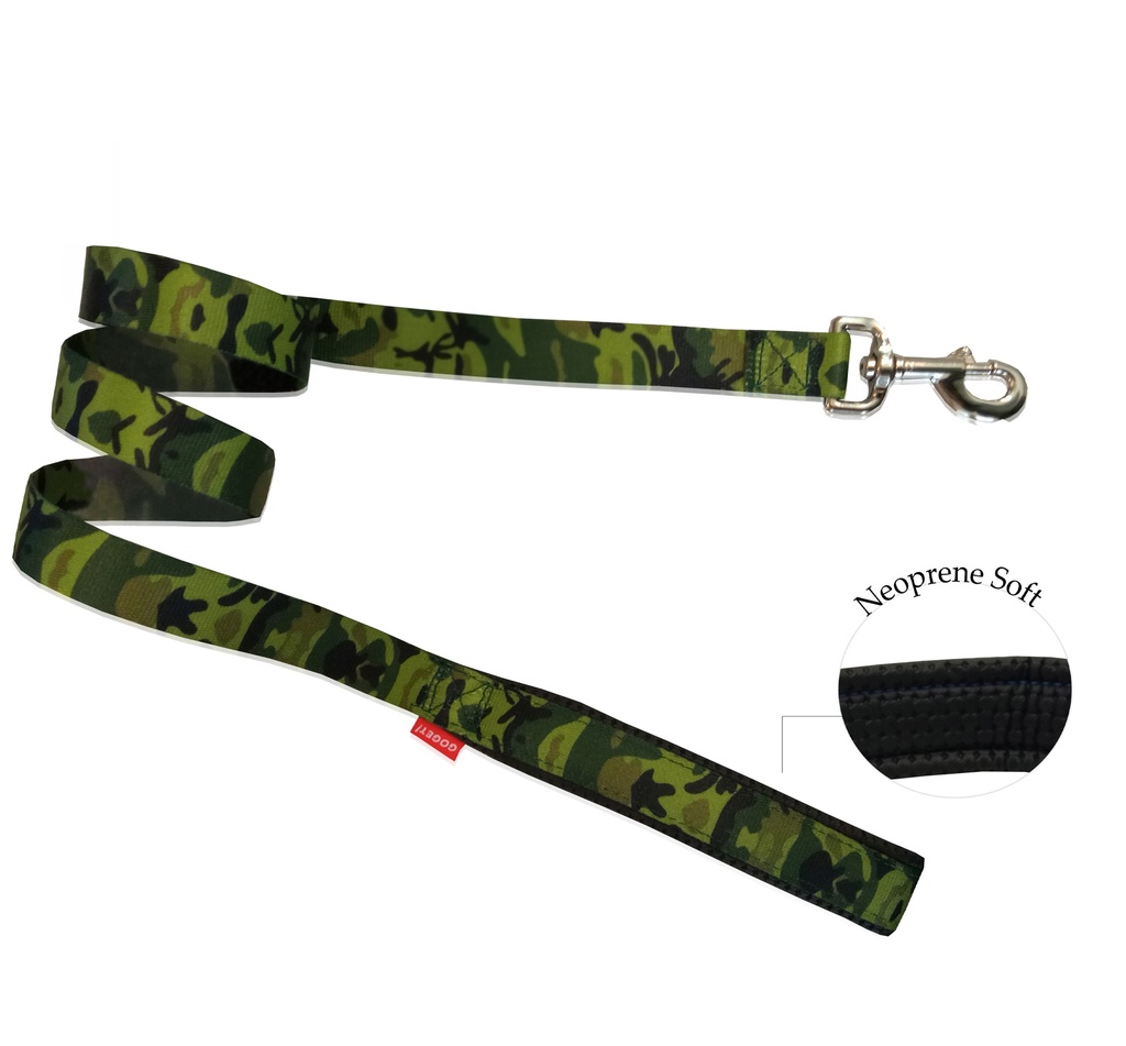 Go Get Leash Neoprene Handle  Camo  S 1.5 X 120cm