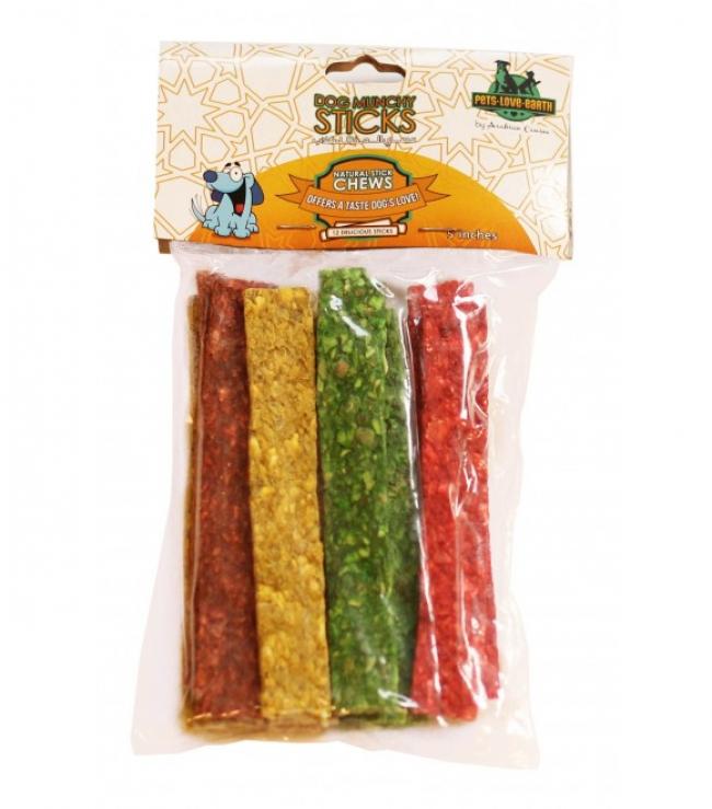 Pets Love Earth Dog Munchy Sticks 12Pk 