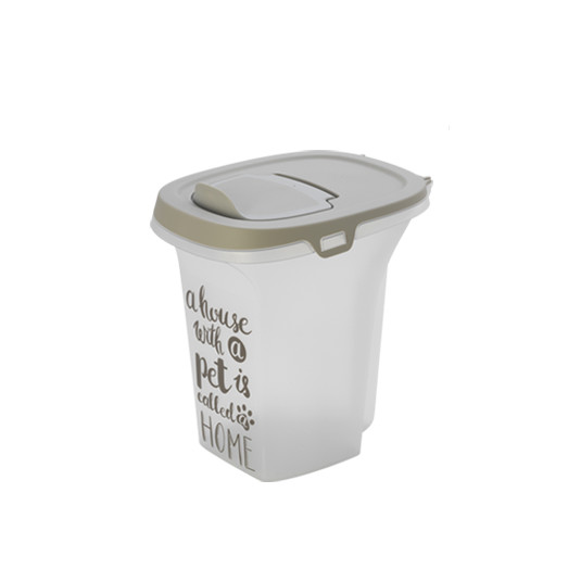 Moderna Trendy Story Pet Wisdom Food Container - Warm Grey - 6 Liters
