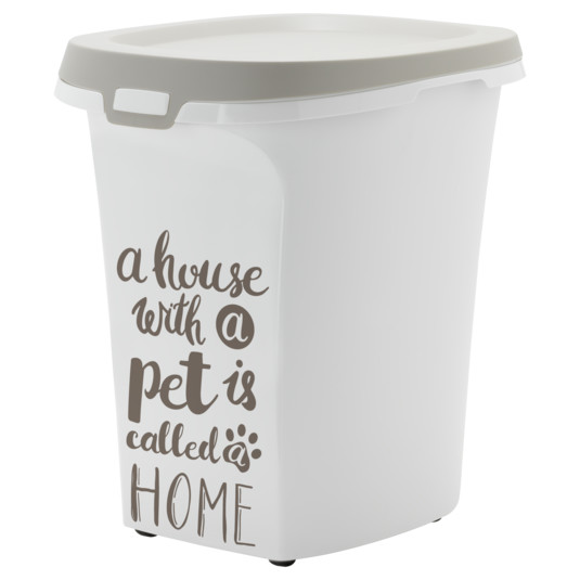 MODERNA Trendy Story Jumbo Food Container - Grey White - 38 Litters