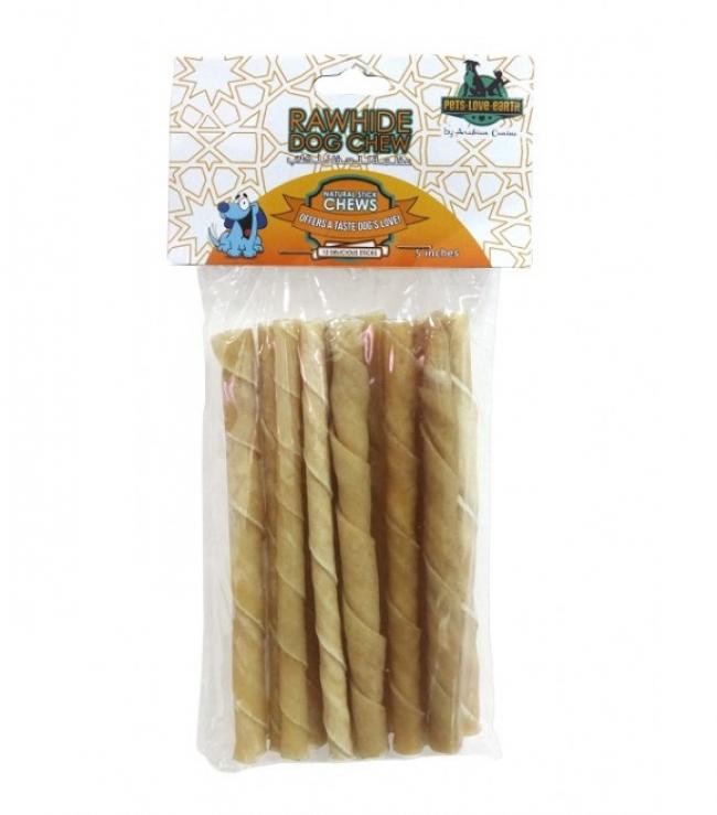 Pets Love Earth Rawhide Dog Chew Stick 12PK