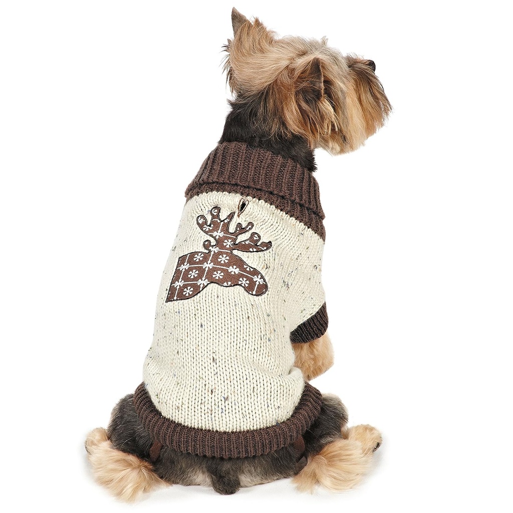 Zack & Zoey Northern Woods Moose Sweater XXS