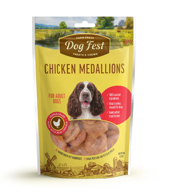 Dog Fest Training treats Veal & Sesame seeds, for all dogs, 90g.