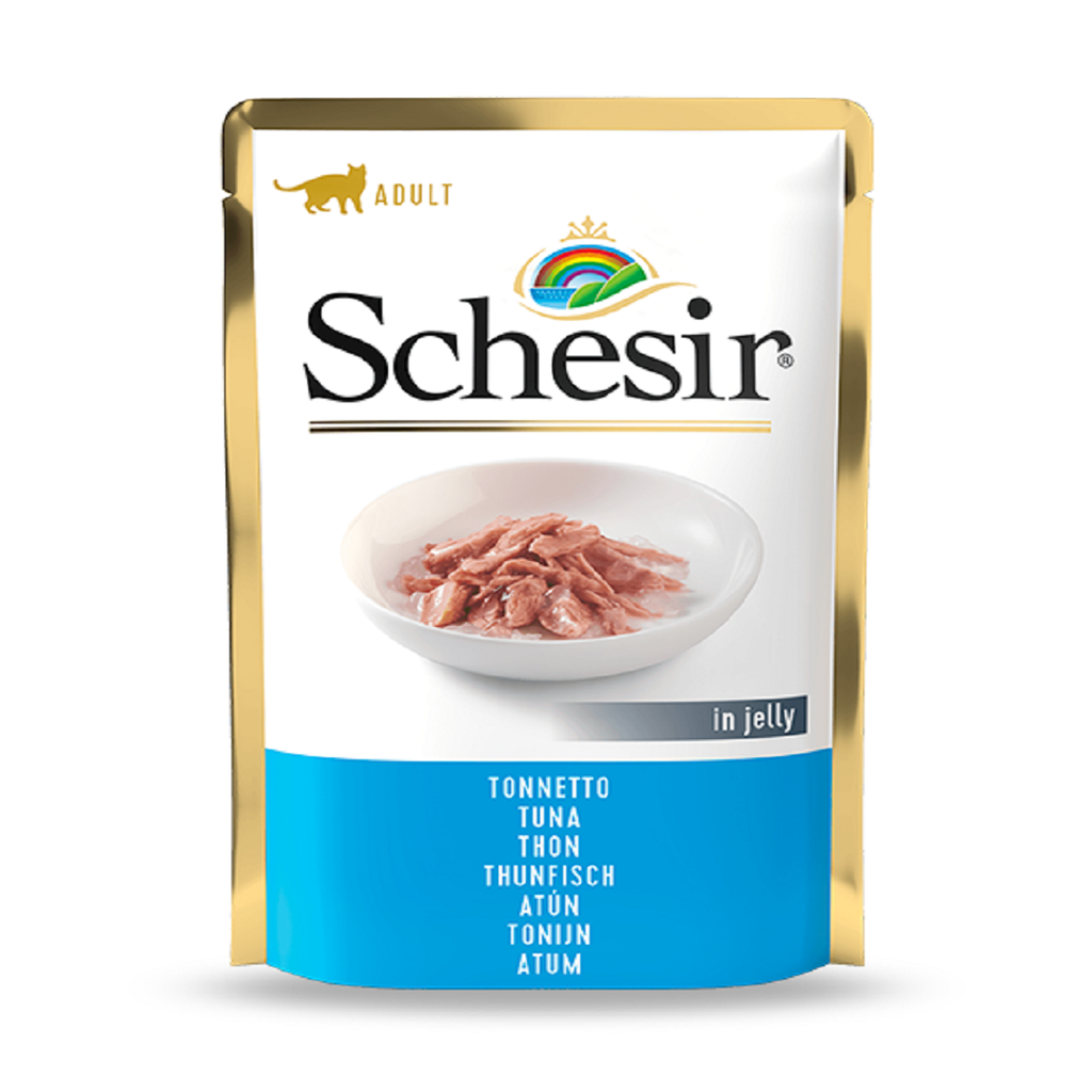 Schesir Pouch Tuna in Jelly For Adult Cat 85g  (20x1)