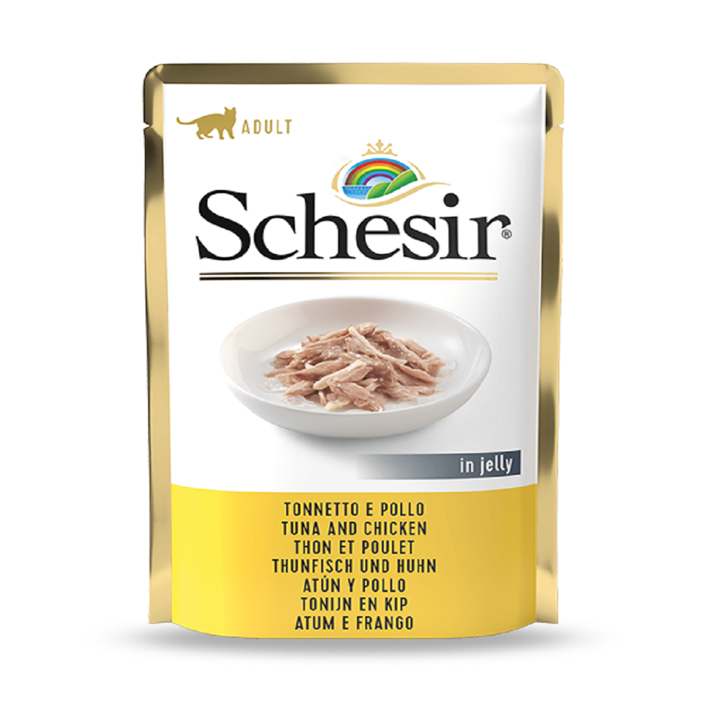 Schesir Cat Pouch - Tuna with Chicken Fillets - 85g (1*20)