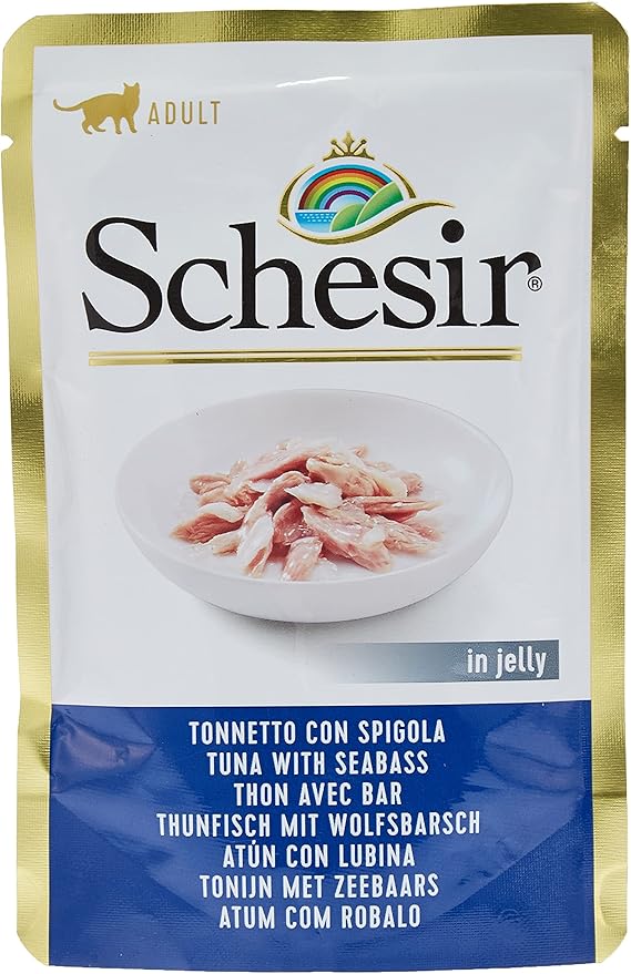 Schesir Cat Pouch - Tuna with Seabass - 85g (1*20) 