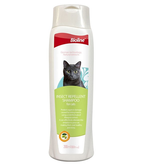 Bioline Cat Insect Repellent Shampoo 200ml