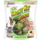 FM Browns Timothy Hay Cubes for Small Animals – 10 oz (283 g) 1x8