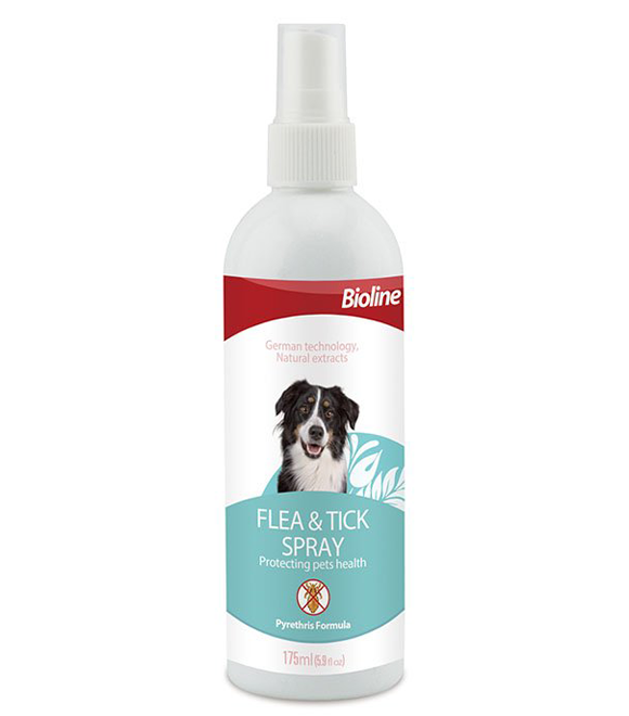 Bioline Dog Flea&Tick Spray 175ml
