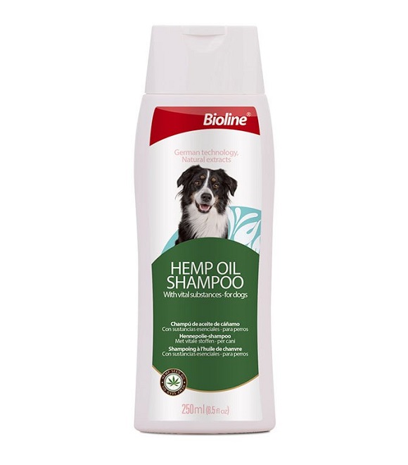 Bioline Dog Hemp Oil Shampoo 250ml