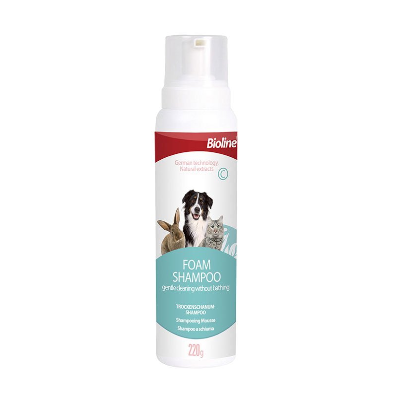Bioline Dog/Cat Foam Shampoo 220g
