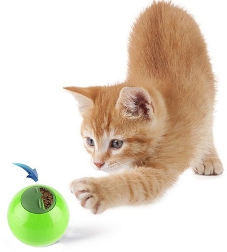 Pets.Love.Earth Interactive CatToy&Treat Dispenser Small 