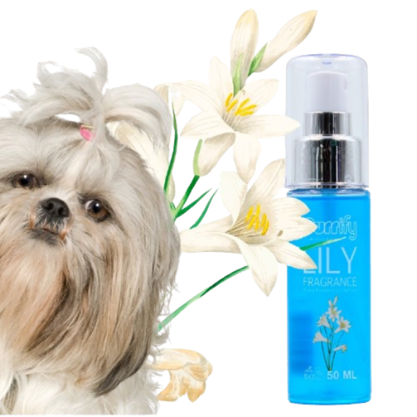 Purrify  Dog/Cat Floral Essence Oil Spray Lily Fragrance 50Ml