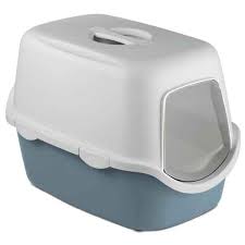 Stefanplast Cat Toilet Box Cathy SBlue/White 56x40x40h Cm
