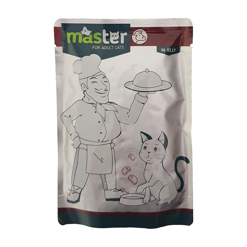 Pet Interest Master Cat Pouch Meat in Sauce 80g (24x1)