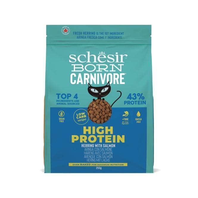 Schesir Born Carnivore Dry Cat Food - Herring & Salmon -Bag 1.25kg (1*6)