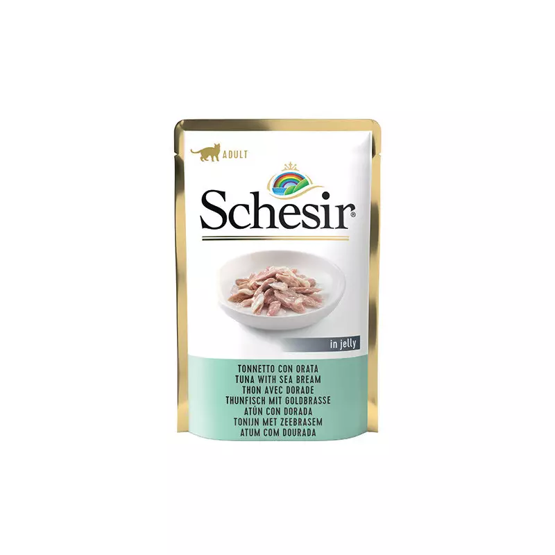 Schesir Cat Pouch – Tuna with Seabream - 85g (1*20) 