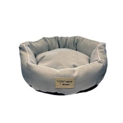 [2341] Elegant Pet Bed, "Flower", Grey S 50cm