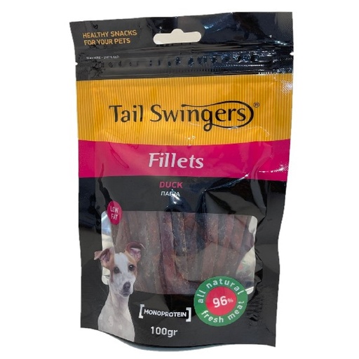Tailswingers Soft Duck Fillets Slices 100gr