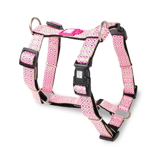 [Max & Molly] H-Harness - Retro Pink/S